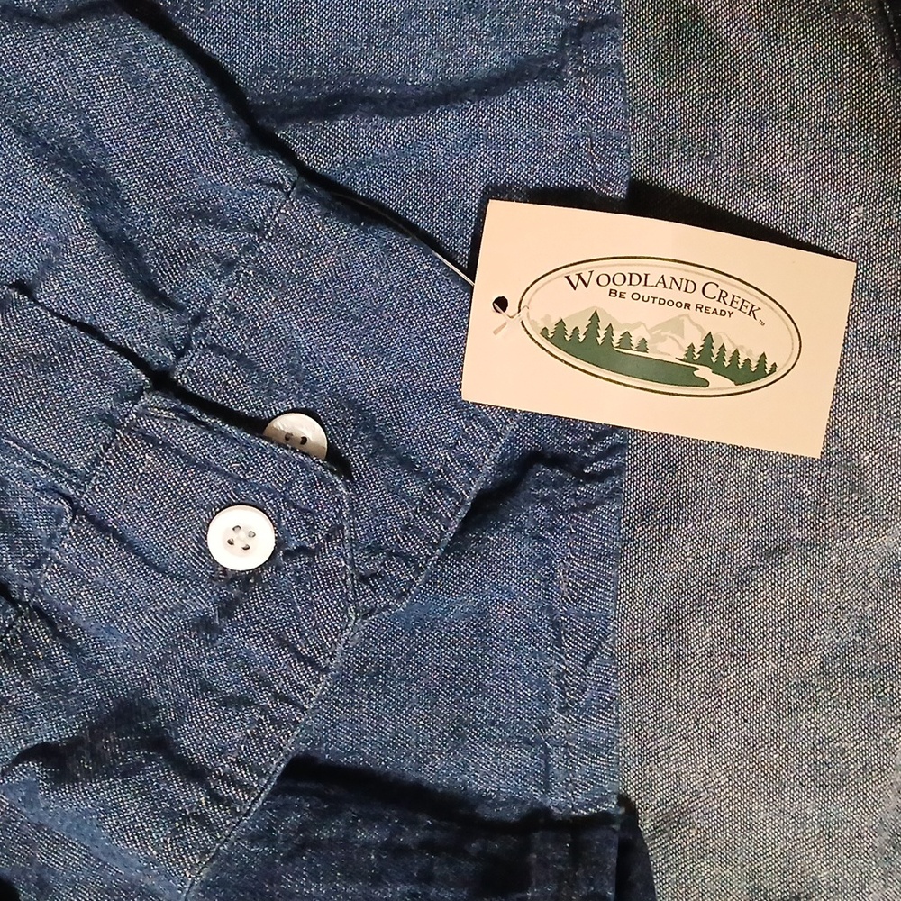 NWT Woodland Creek Button Up Long Sleeve Shirt Men's Size Extra Large - Picture 4 of 6